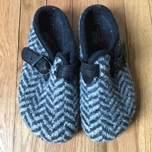 Haflinger grey herringbone shoes size 37 EUC